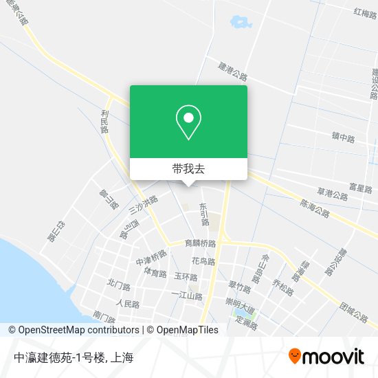 中瀛建德苑-1号楼地图