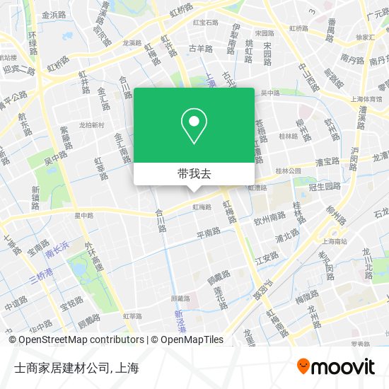士商家居建材公司地图