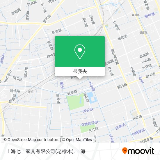 上海七上家具有限公司(老榆木)地图