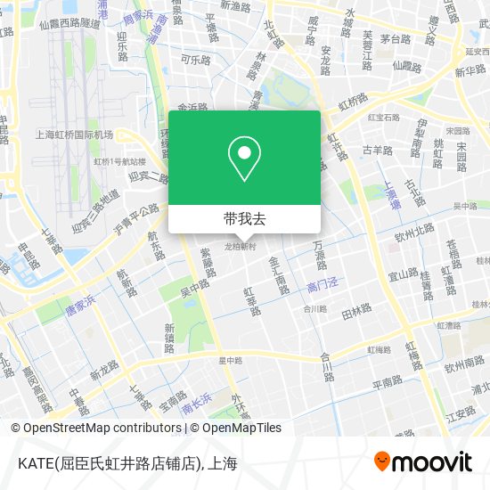KATE(屈臣氏虹井路店铺店)地图