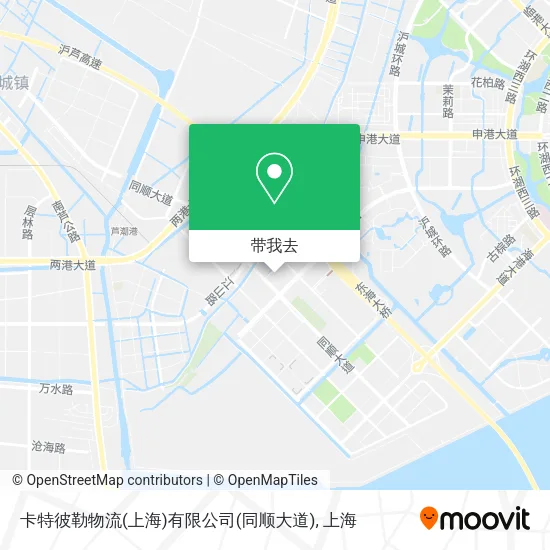 卡特彼勒物流(上海)有限公司(同顺大道)地图