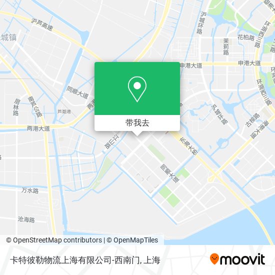 卡特彼勒物流上海有限公司-西南门地图
