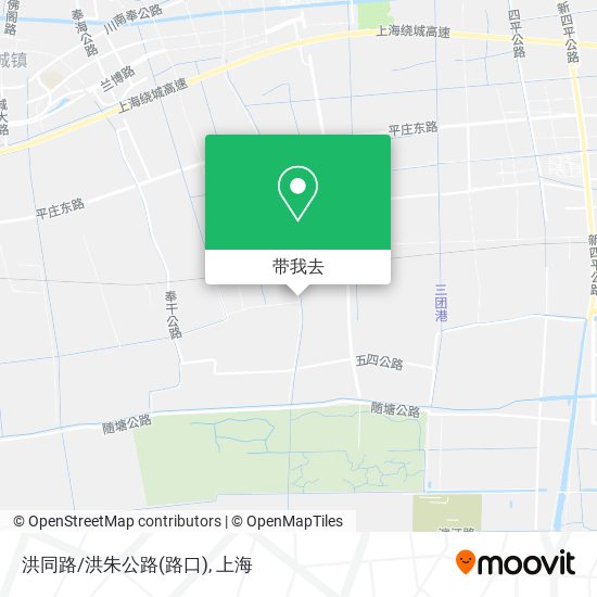 洪同路/洪朱公路(路口)地图