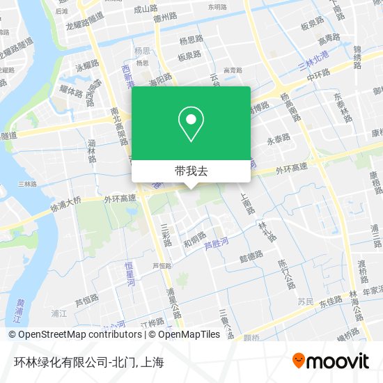 环林绿化有限公司-北门地图