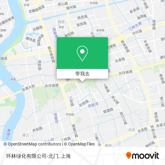 环林绿化有限公司-北门地图