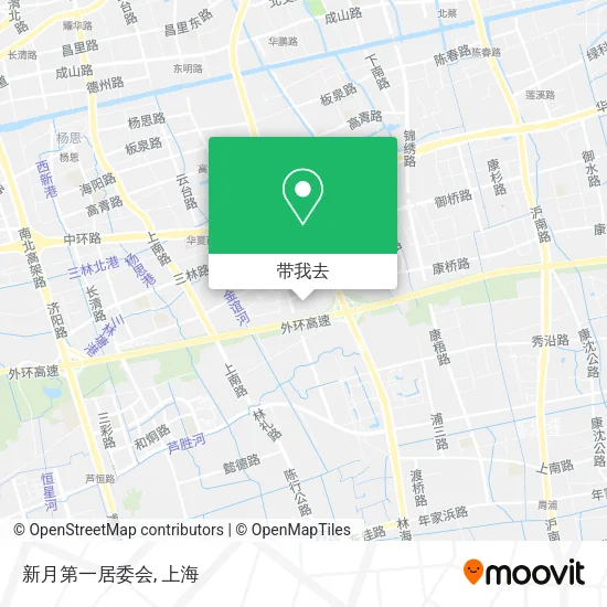 新月第一居委会地图