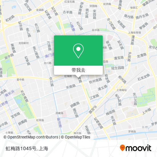 虹梅路1045号地图