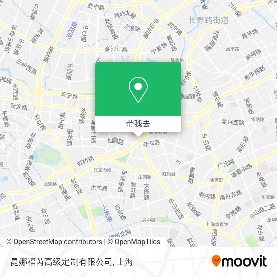 昆娜福芮高级定制有限公司地图
