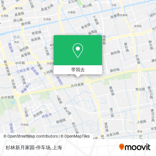 杉林新月家园-停车场地图