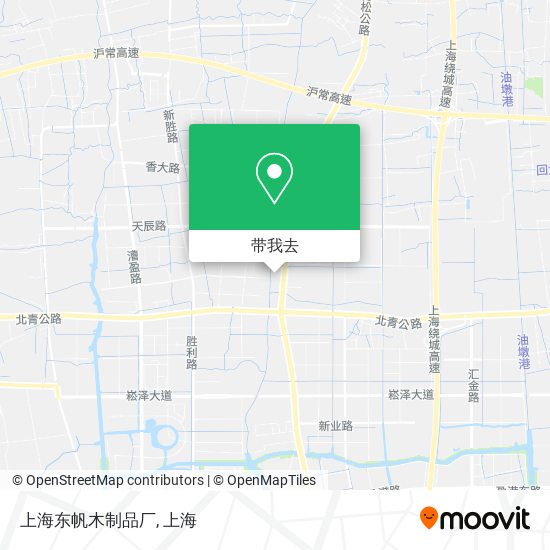上海东帆木制品厂地图