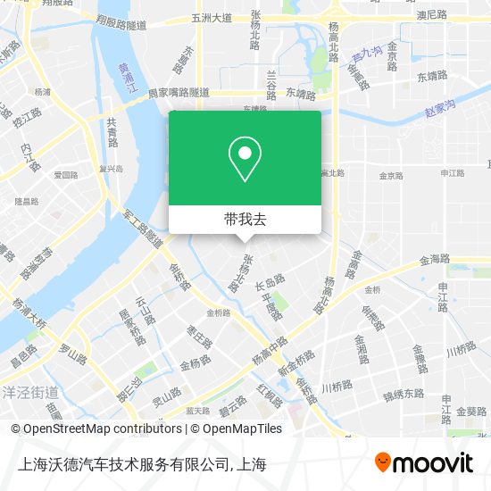 上海沃德汽车技术服务有限公司地图