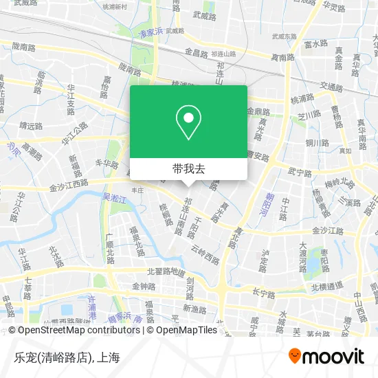 乐宠(清峪路店)地图