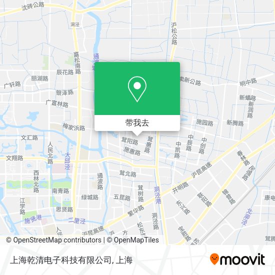 上海乾清电子科技有限公司地图