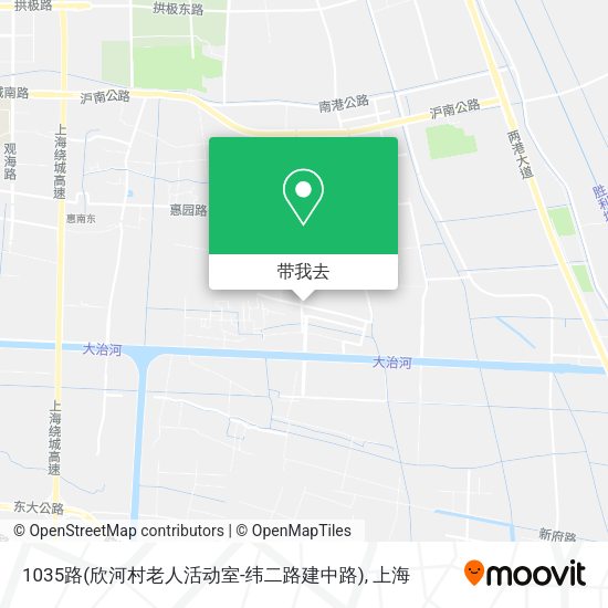 1035路(欣河村老人活动室-纬二路建中路)地图