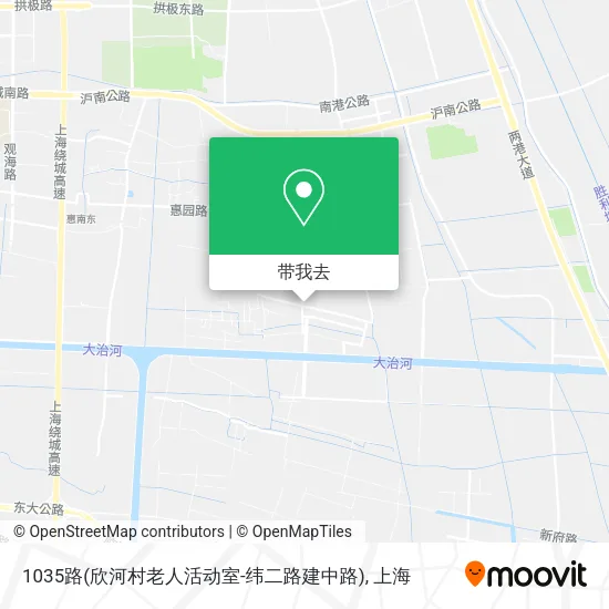 1035路(欣河村老人活动室-纬二路建中路)地图