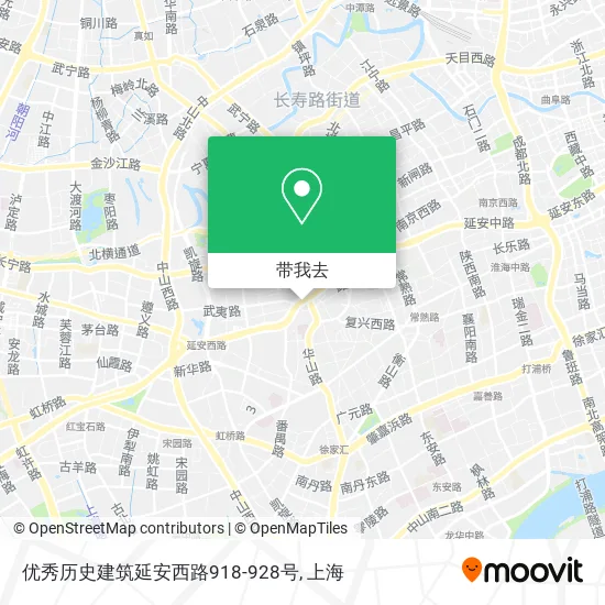 优秀历史建筑延安西路918-928号地图
