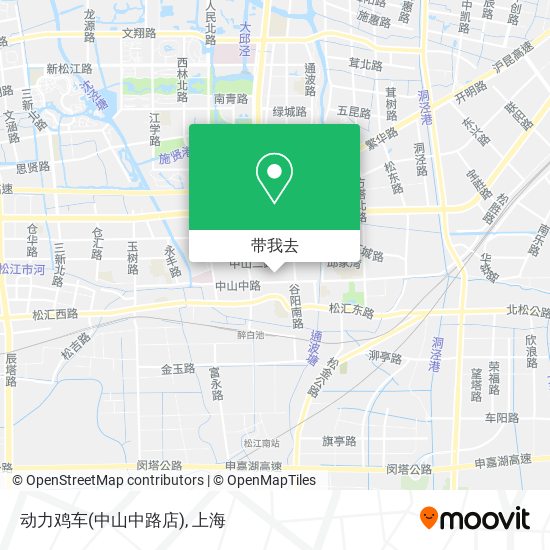 动力鸡车(中山中路店)地图