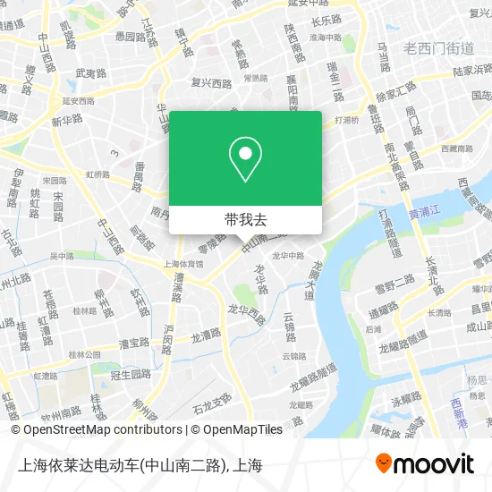 上海依莱达电动车(中山南二路)地图