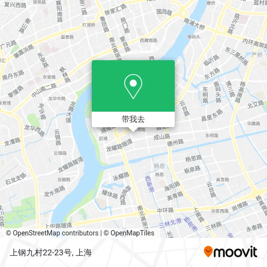 上钢九村22-23号地图