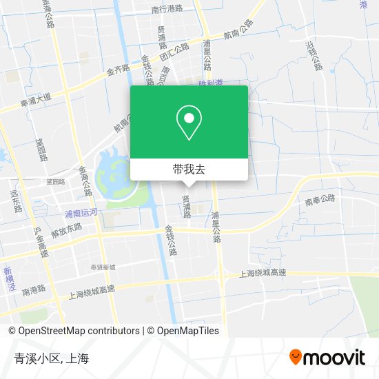 青溪小区地图