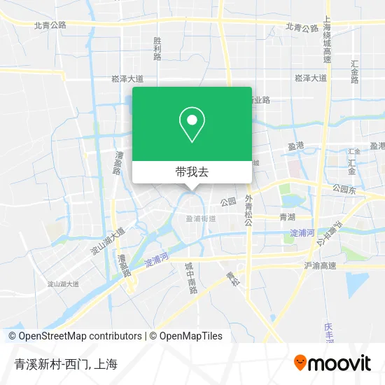 青溪新村-西门地图