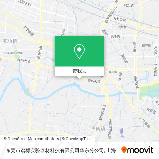 东莞市谱标实验器材科技有限公司华东分公司地图