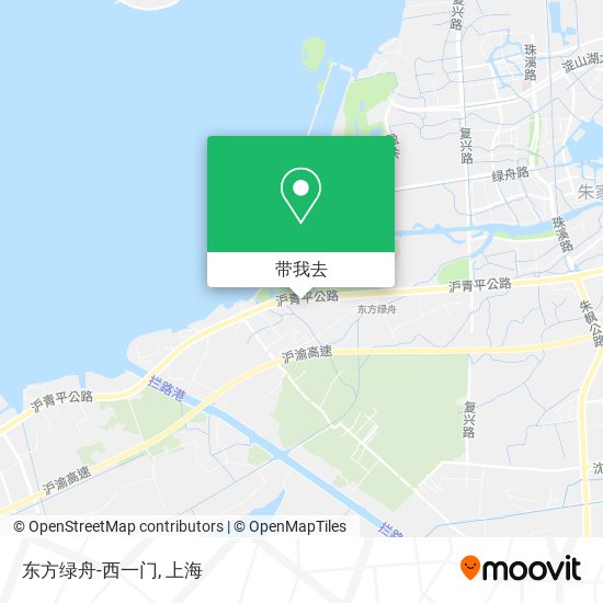 东方绿舟-西一门地图