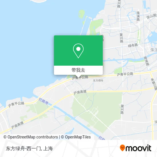 东方绿舟-西一门地图