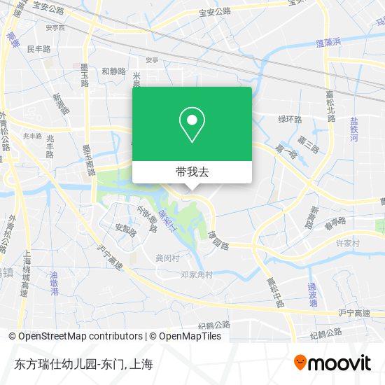 东方瑞仕幼儿园-东门地图