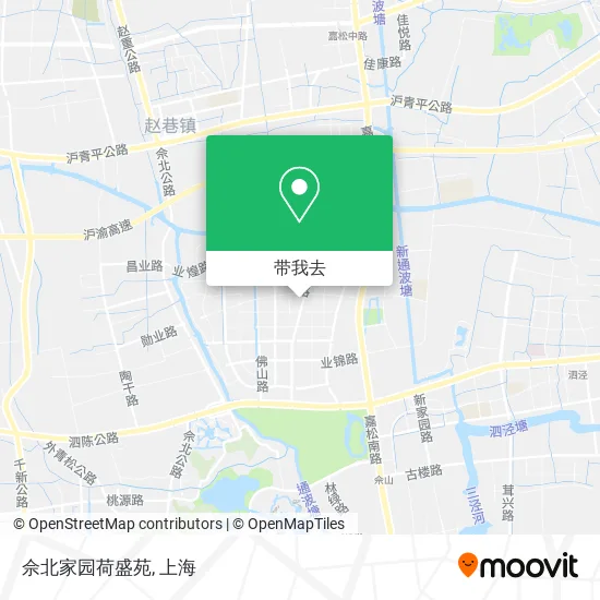 佘北家园荷盛苑地图