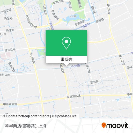 琴华商店(窑港路)地图