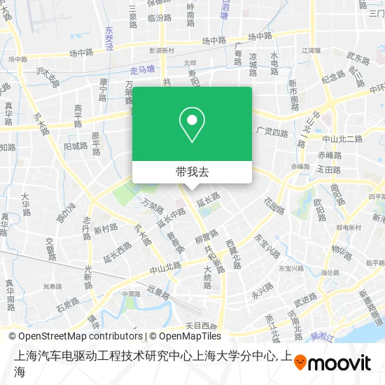 上海汽车电驱动工程技术研究中心上海大学分中心地图