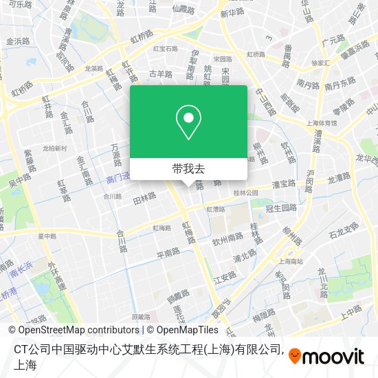CT公司中国驱动中心艾默生系统工程(上海)有限公司地图