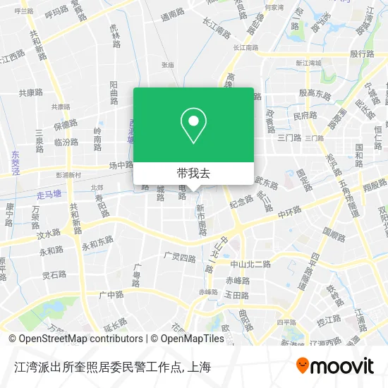 江湾派出所奎照居委民警工作点地图