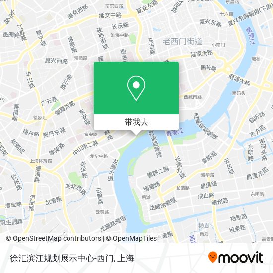 徐汇滨江规划展示中心-西门地图