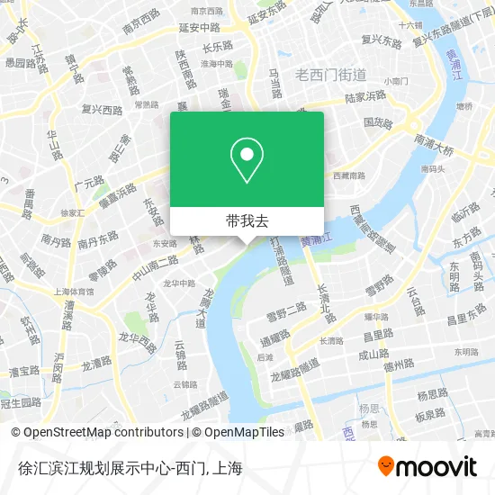 徐汇滨江规划展示中心-西门地图
