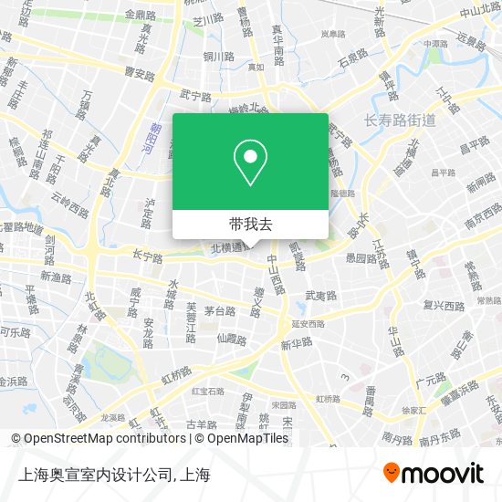 上海奥宣室内设计公司地图