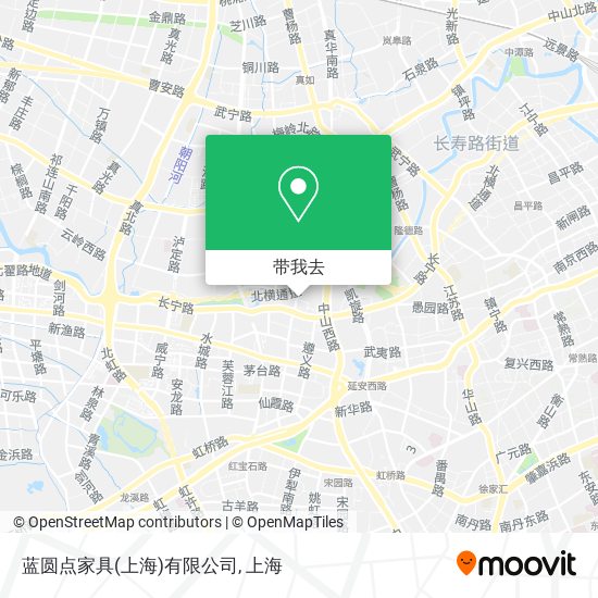 蓝圆点家具(上海)有限公司地图