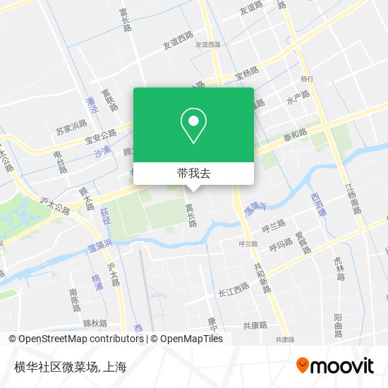 横华社区微菜场地图