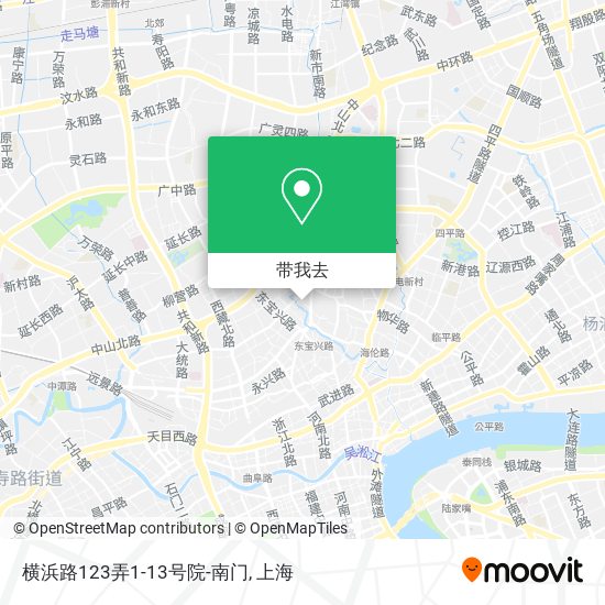 横浜路123弄1-13号院-南门地图