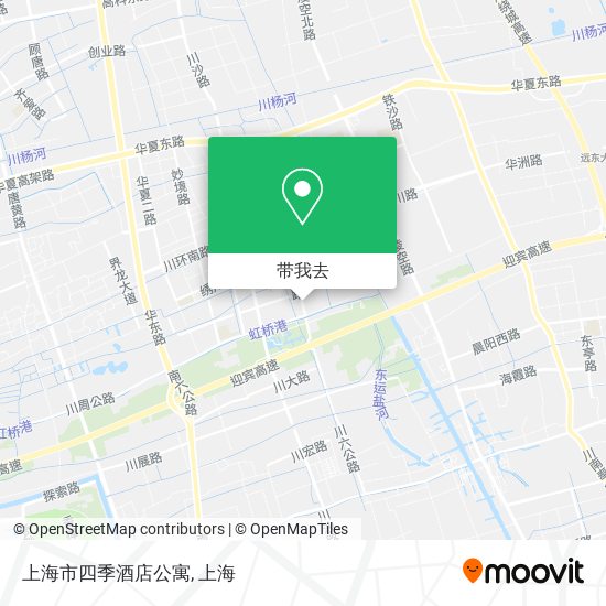 上海市四季酒店公寓地图