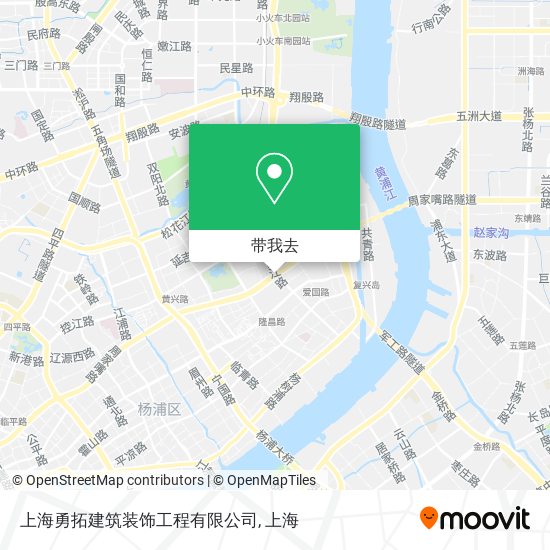 上海勇拓建筑装饰工程有限公司地图