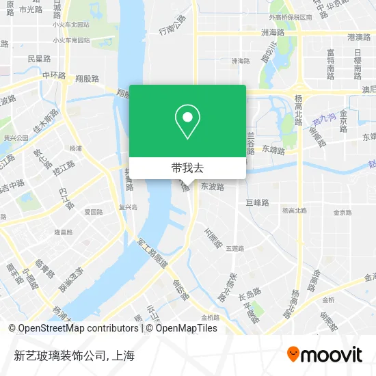 新艺玻璃装饰公司地图