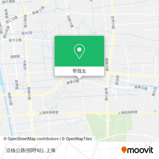 沿钱公路(招呼站)地图