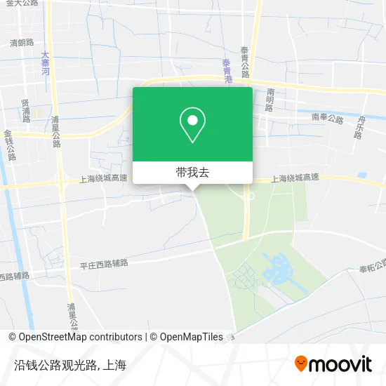 沿钱公路观光路地图