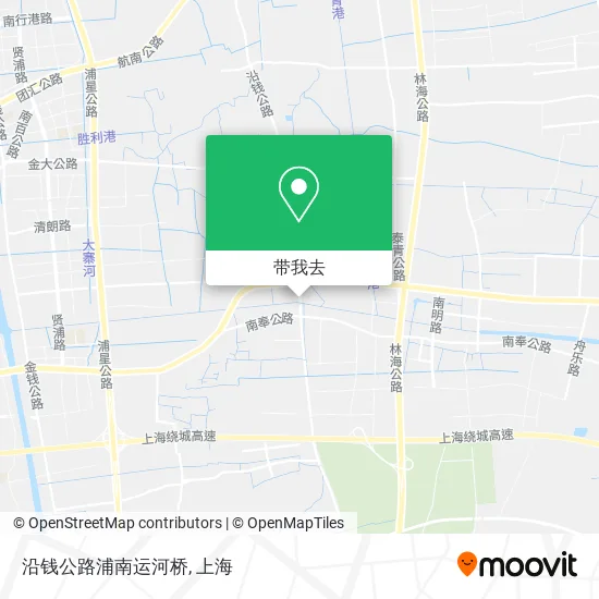 沿钱公路浦南运河桥地图