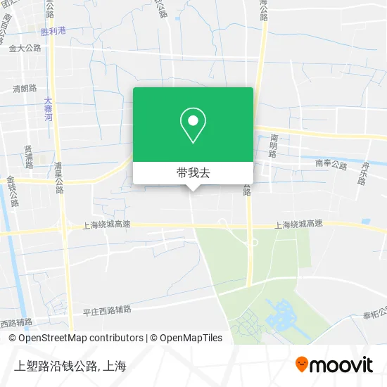 上塑路沿钱公路地图