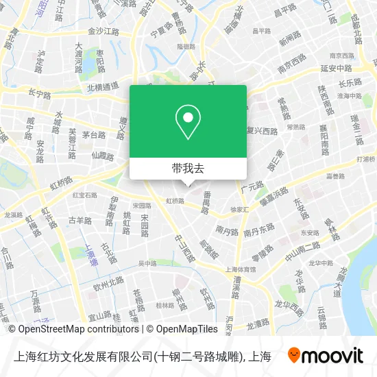 上海红坊文化发展有限公司(十钢二号路城雕)地图