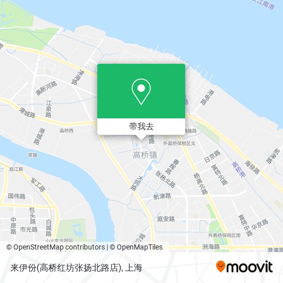 来伊份(高桥红坊张扬北路店)地图