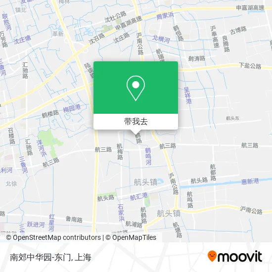 南郊中华园-东门地图